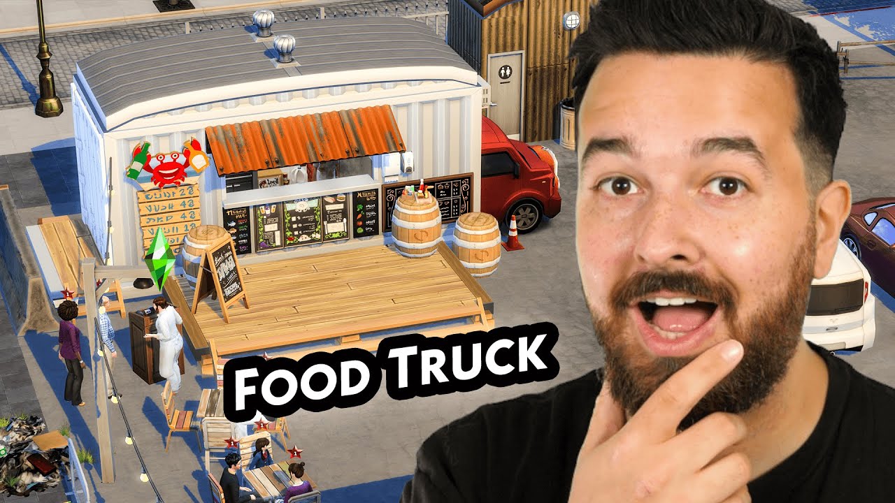 I built a food truck in The Sims 4