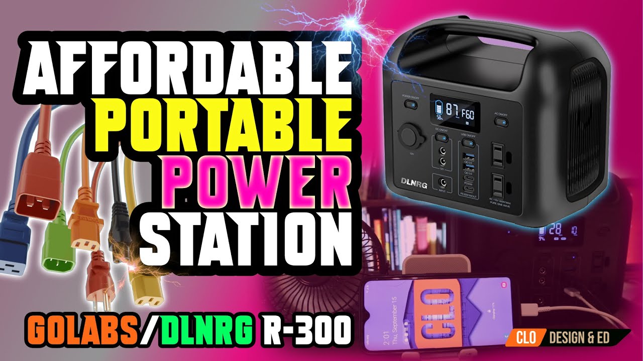 DLNRG R300 | Golabs R300 | Portable Power  Off Grid Solar Station or Emergency Backup! #offgrid