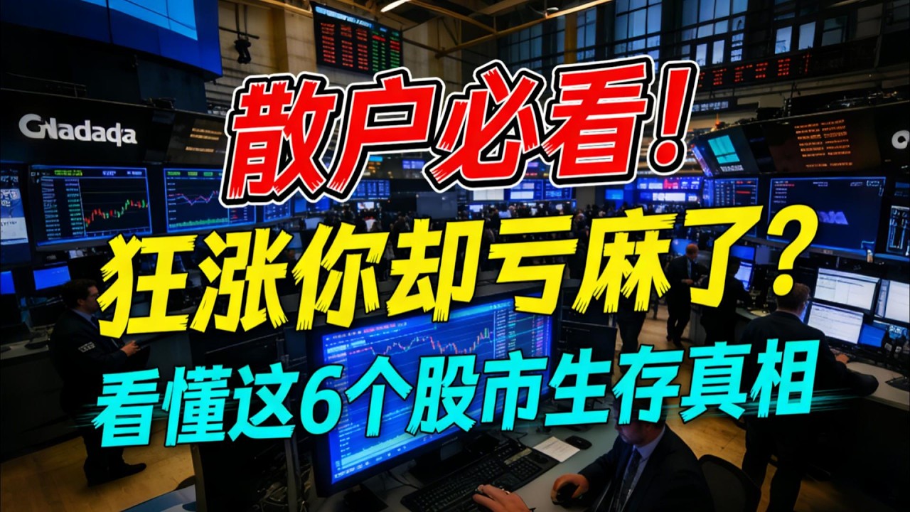 牛市狂涨你却亏麻了？95% 散户不知道的 6 个股市残酷真相！