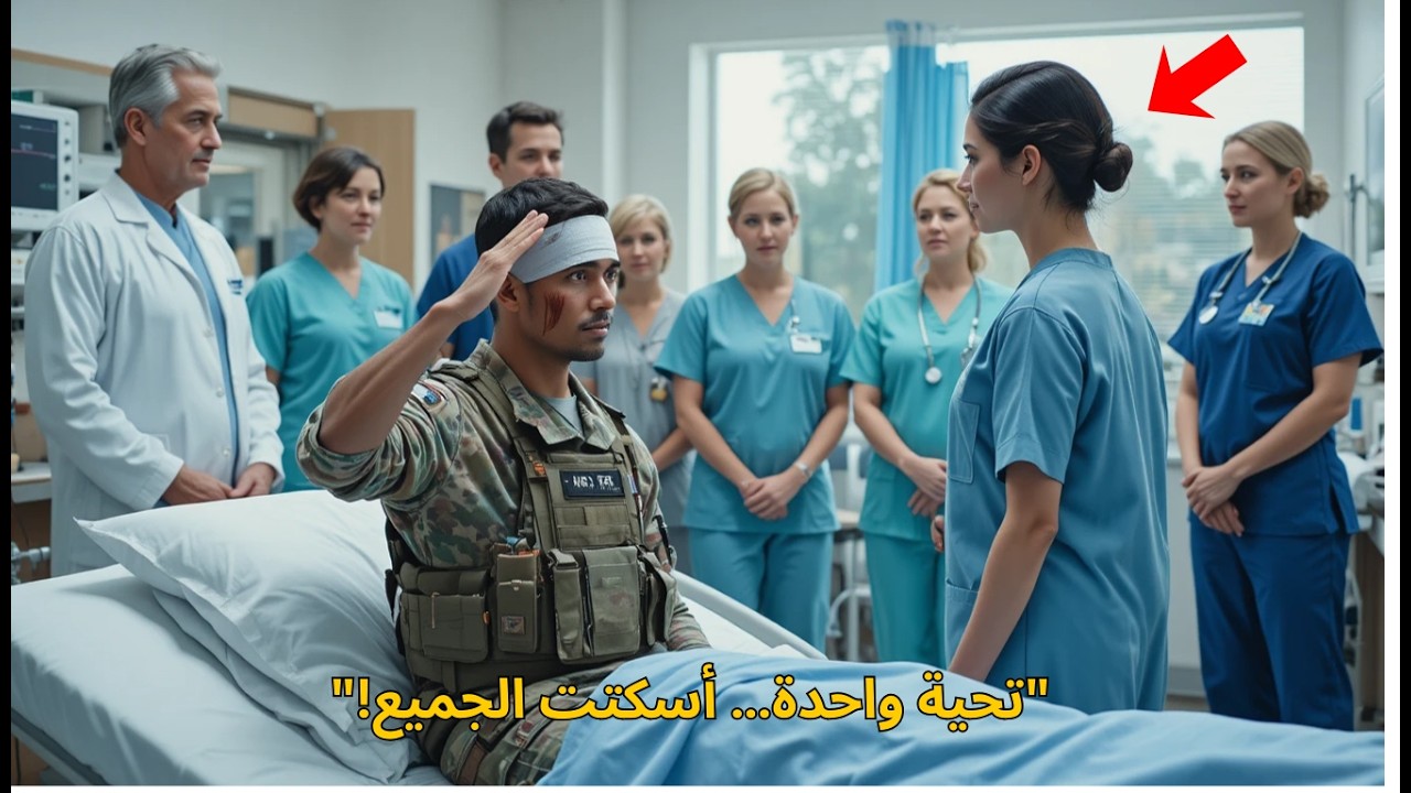 ضحكوا على الممرضة السوداء الجديدة… حتى صدمهم قائد القوات الخاصة بتحية غيّرت كل شيء