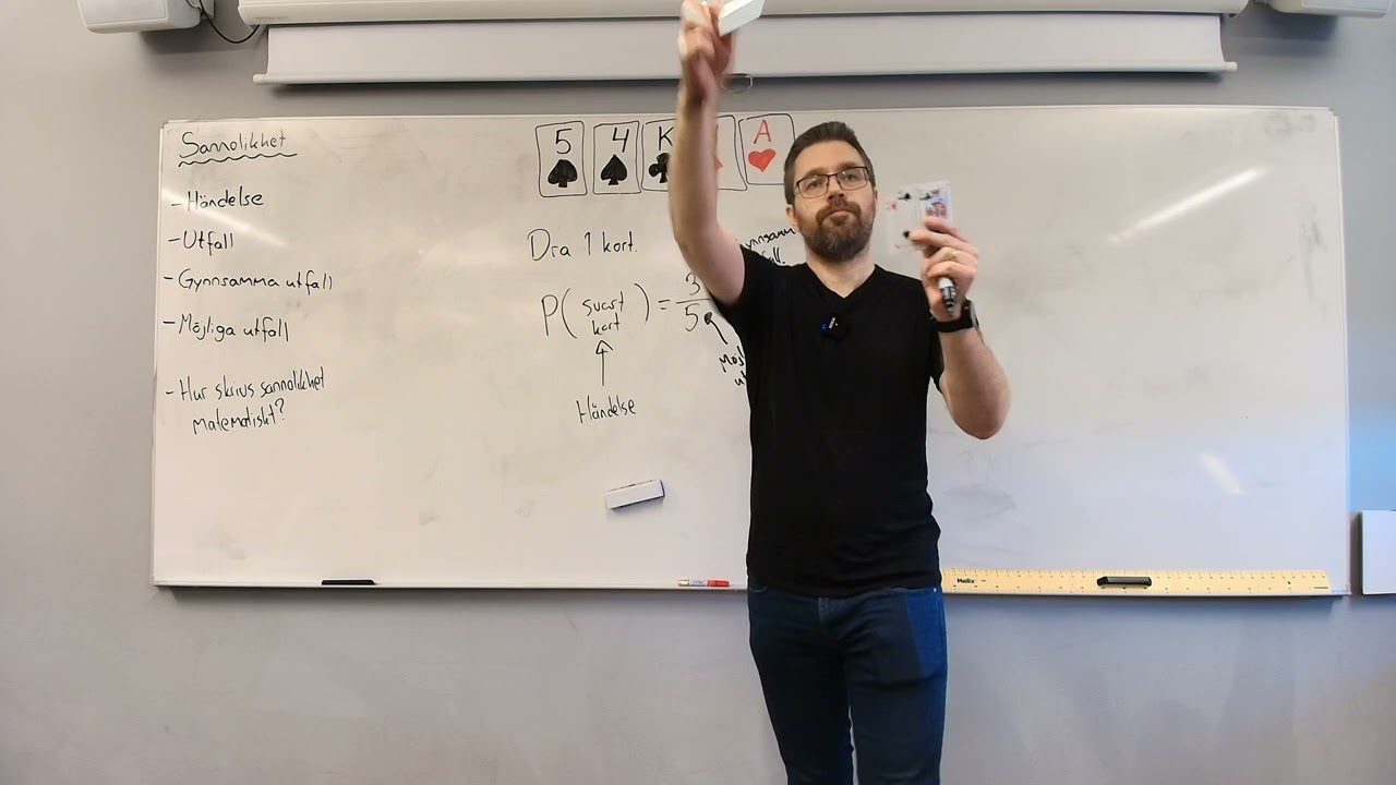 Matematik nivå 1b. SANNOLIKHET Del 1. Grunder + Träddiagram