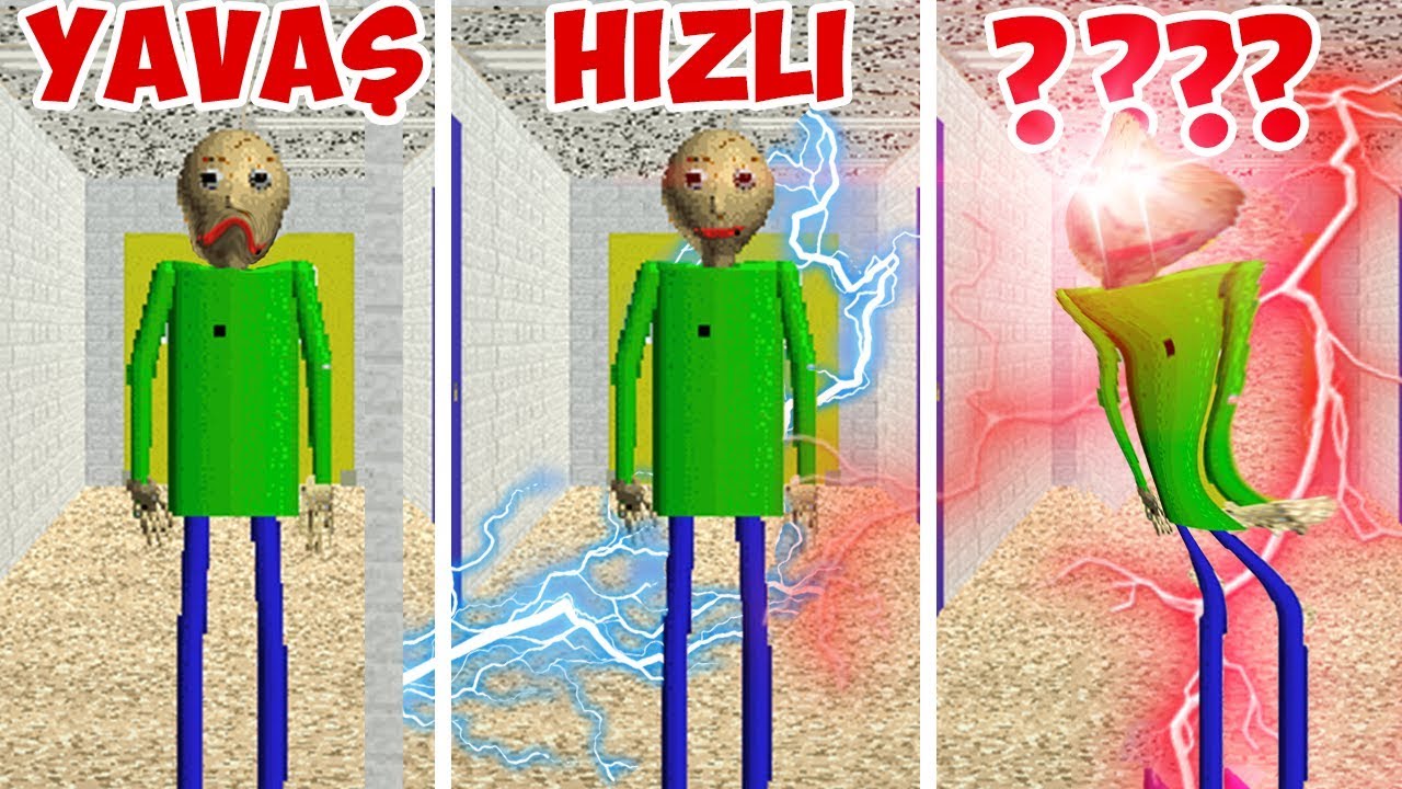 NORMAL BALDİ vs HIZLI BALDİ vs SUPER DUPER HIZLI BALDİ