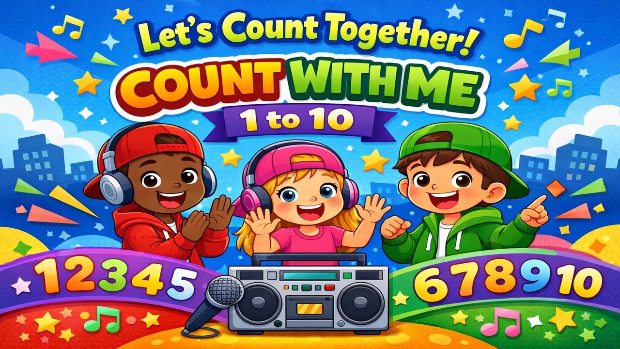 Let’s Count Together | Count With Me | Kids Counting Song