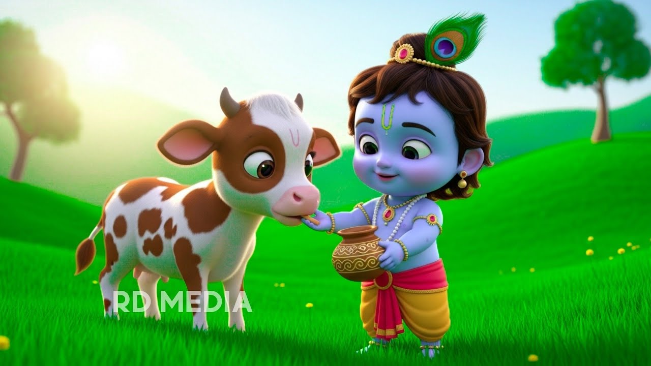 Choti Choti Gaiya, Chote Chote Gwal | छोटी छोटी गैया | #Little Krishna Bhajan - Krishna Bal Leela