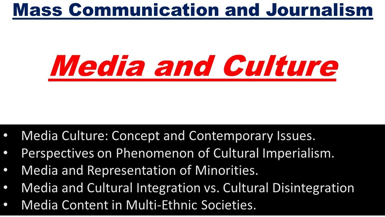 Media and Culture | Hindi | media | #Journalism # Public relation #upsc  @Gyan Channel