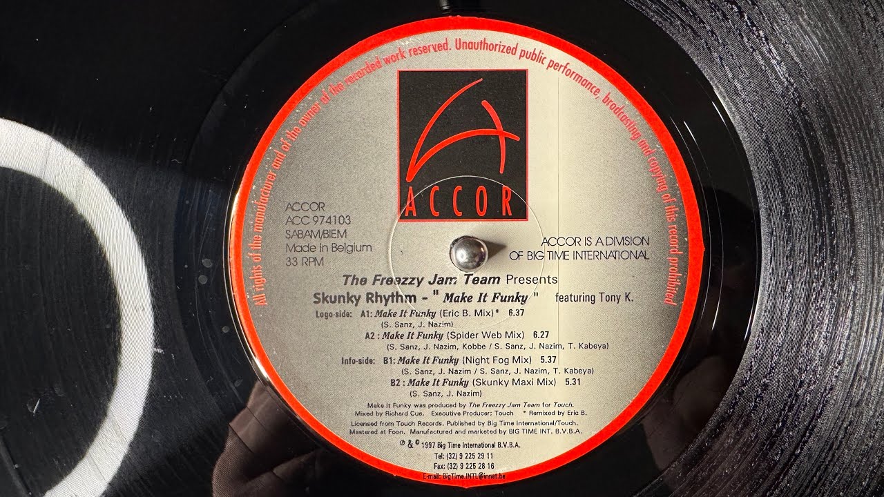 The Freezzy Jam Team – Make It Funky (Spider Web Mix) - Accor – ACC 974103 (1997)