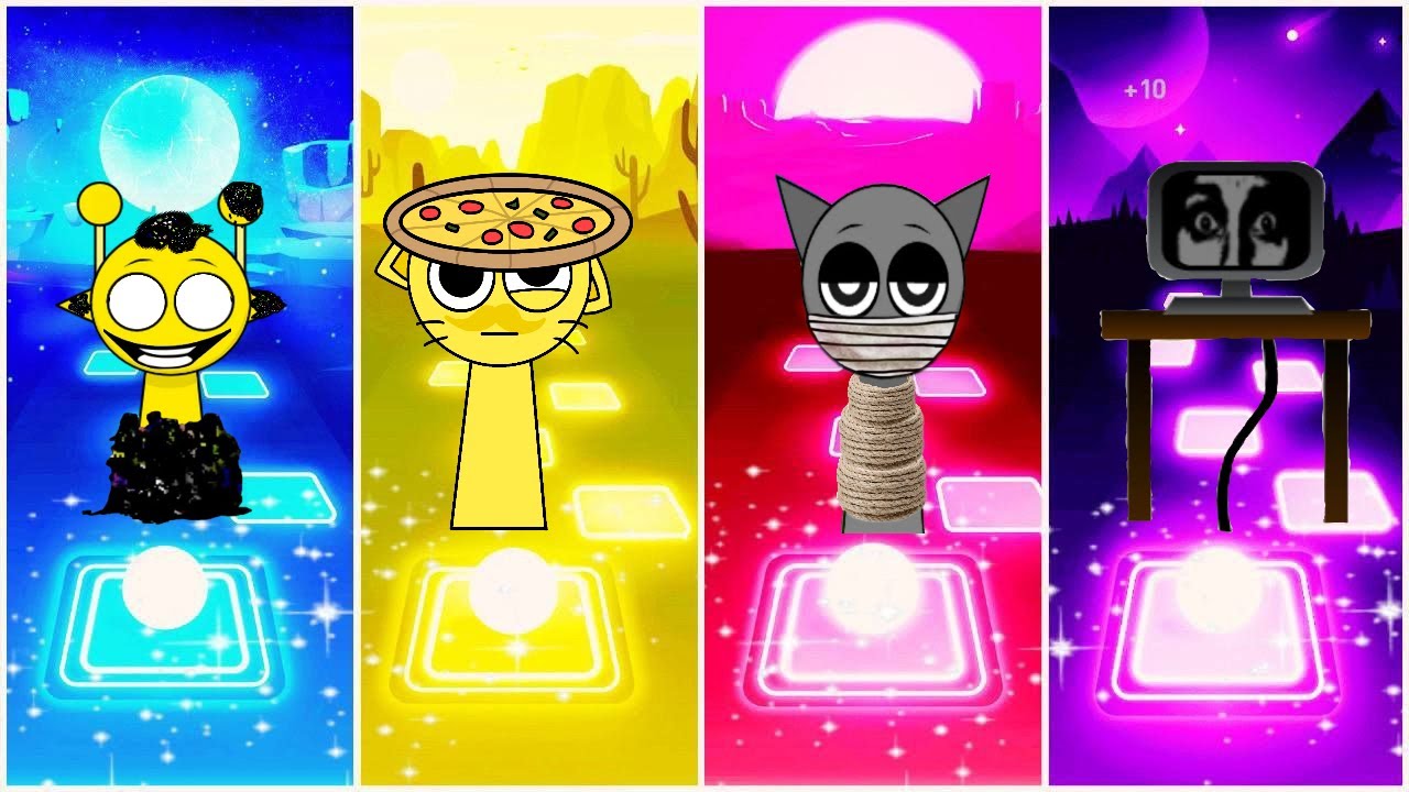 Incredibox Sprunki in TILES HOP EDM RUSH