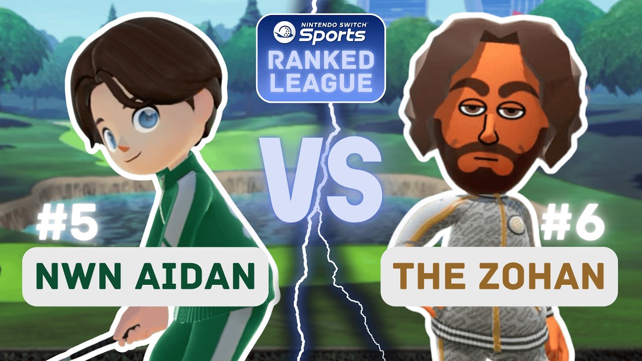 Electric Match for Top 5 in RANKED Switch Sports Golf! | NWN Aidan vs.  Zohan