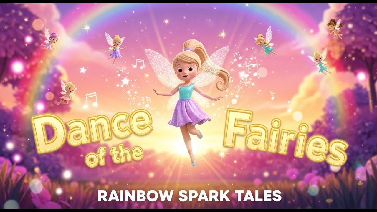 Dance of the Fairies | Magical Kids Song | Fairy Dance and Counting Fun | Rainbow Spark Tales 🧚‍♀️✨