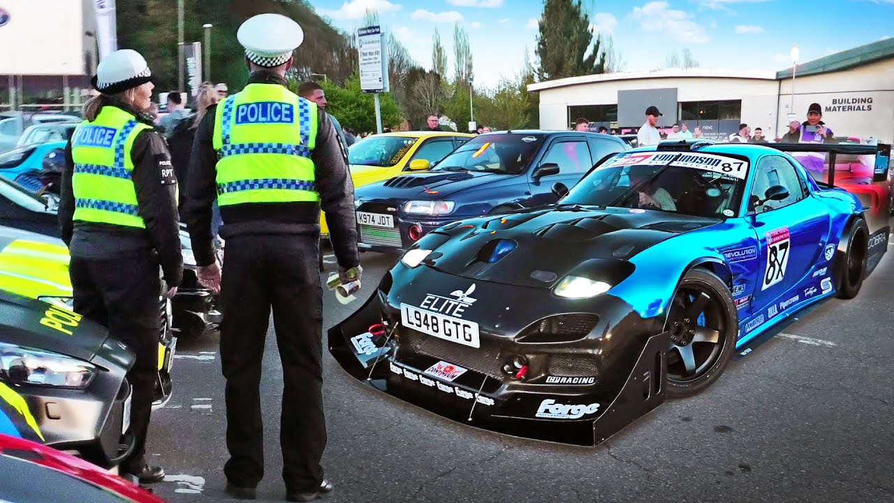 Road Legal RX7 Race Car STUNS Police at The West's LARGEST Meet!