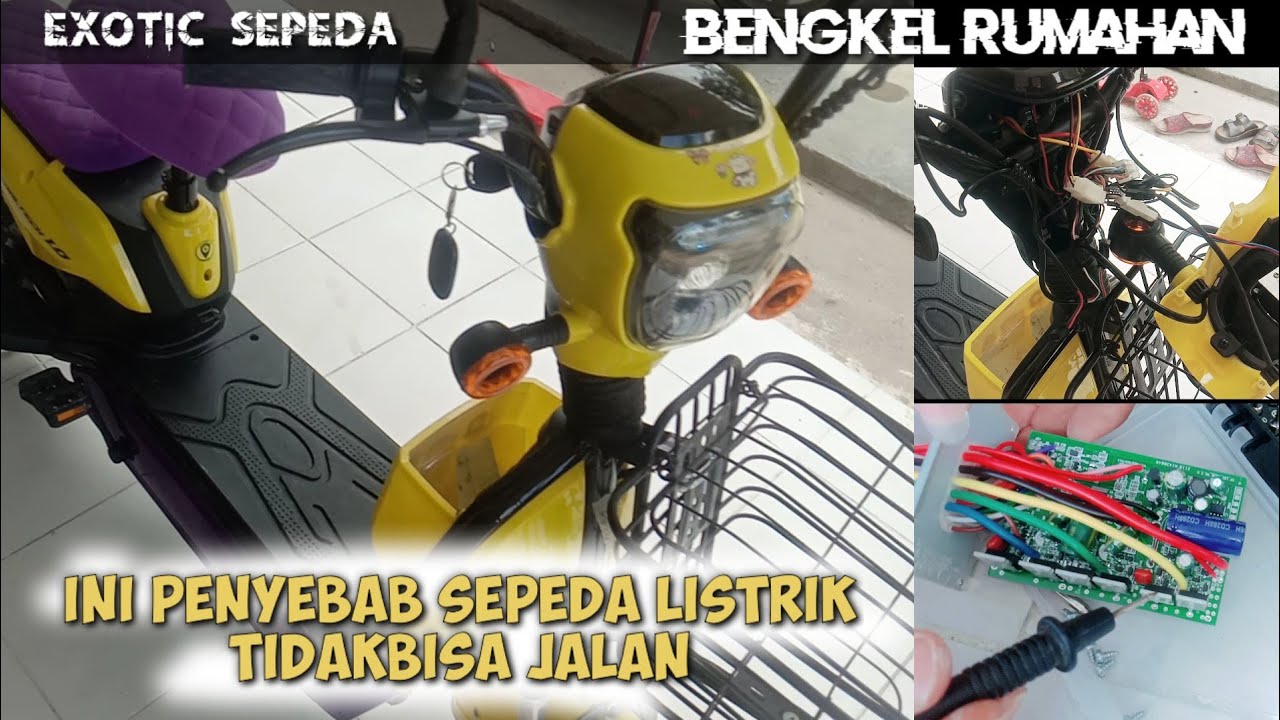 Sepeda Listrik Tidak Bisa digas, Exotic || ini penyebabnya