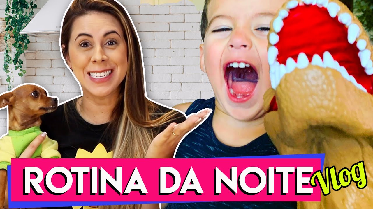 Rotina da noite com os Twinos