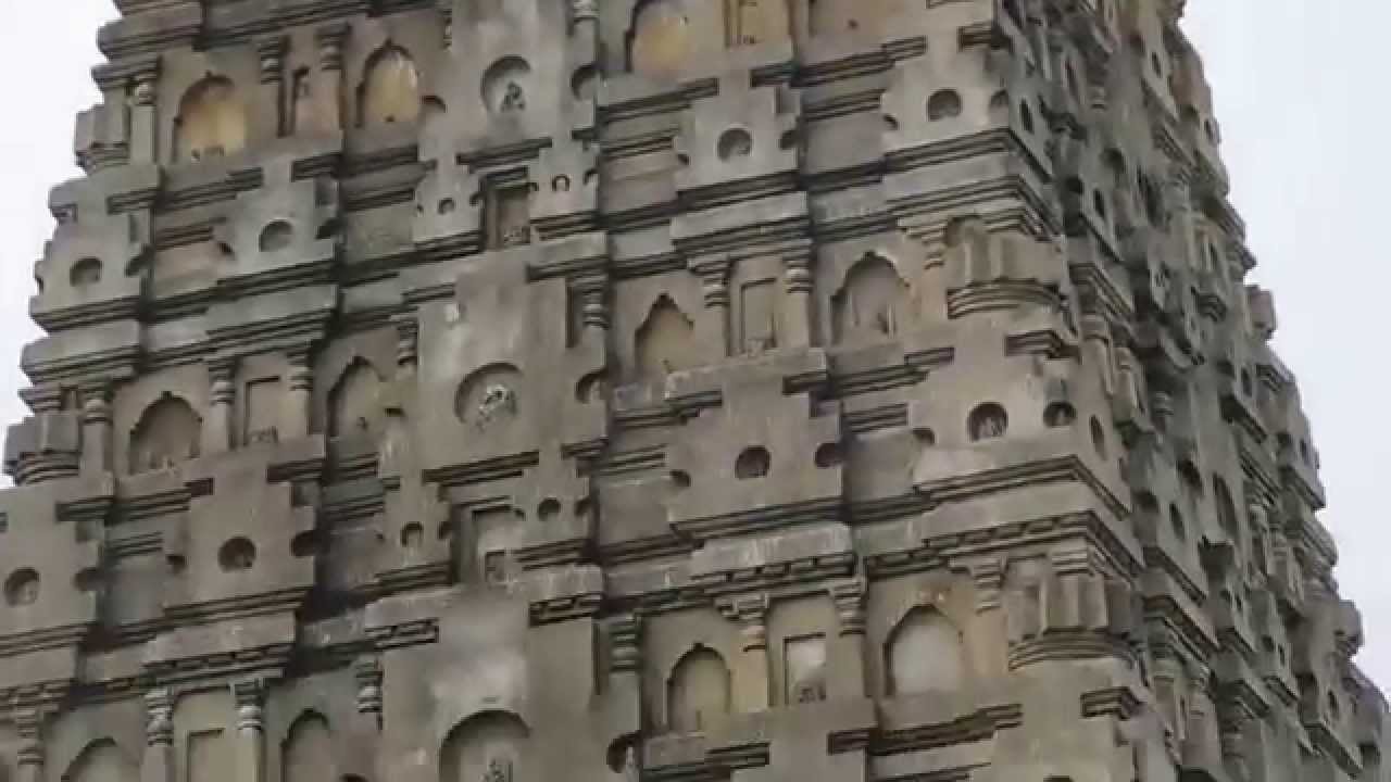 View of the Mahabodhi Temple, Bodh Gaya (HD)