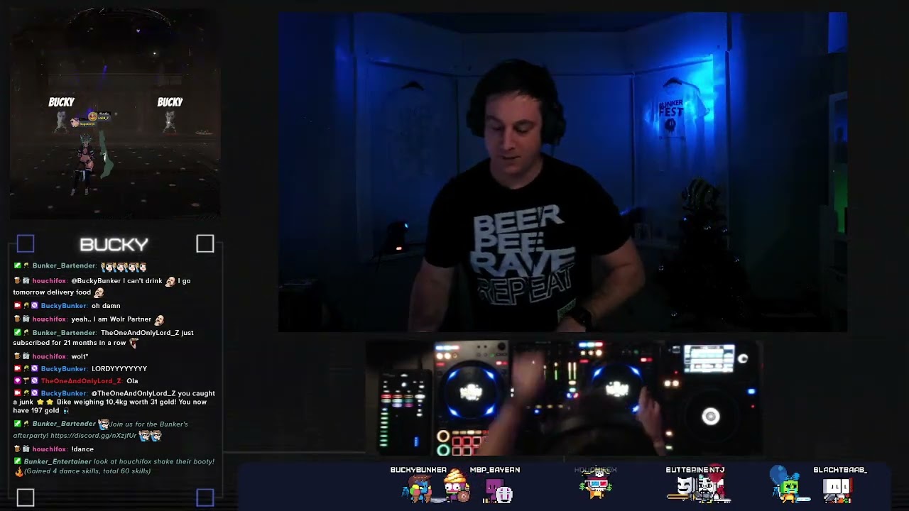 Hard Techno set @ Twitch and VRChat -  December 2024