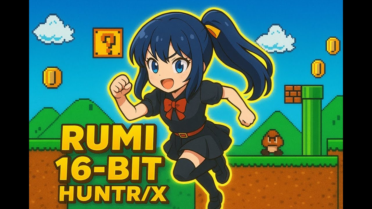 Rumi Huntrix Enters the 16-Bit Game World!