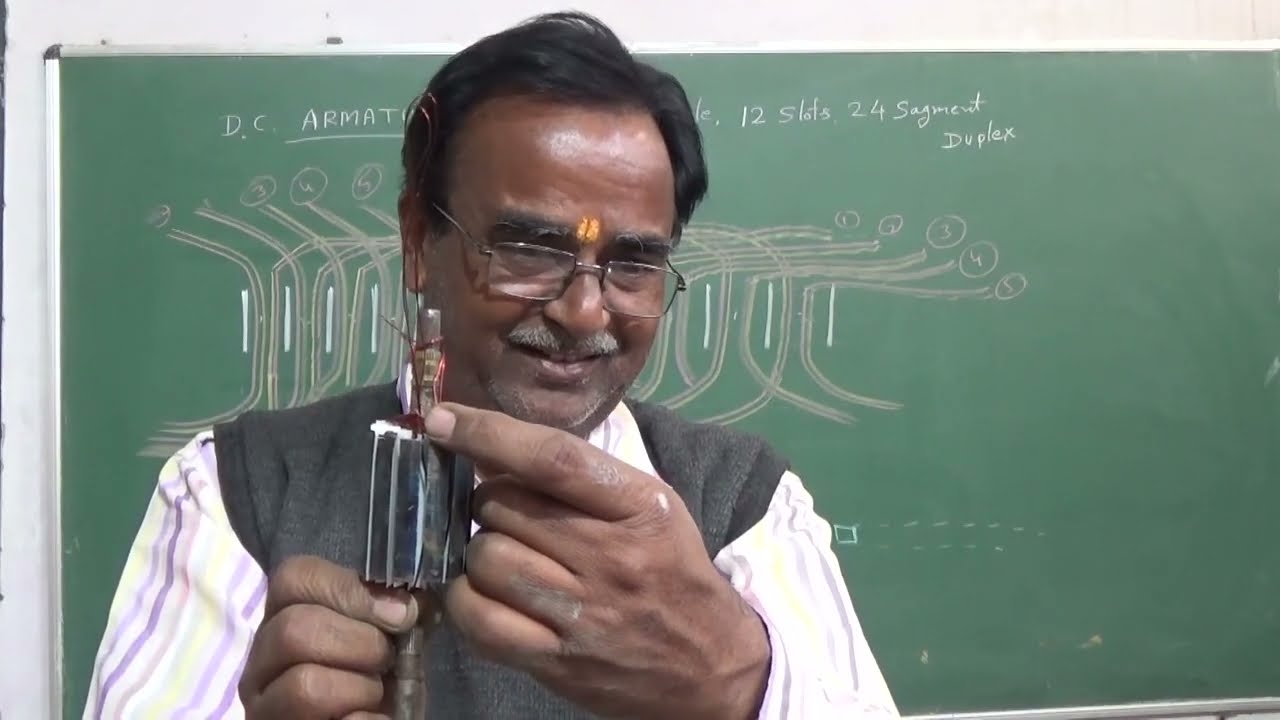PRACTICAL ON ARMATURE WINDIND PART  2 DEVELOPMENT DIAGRAM LAP WINDING DUPLEX