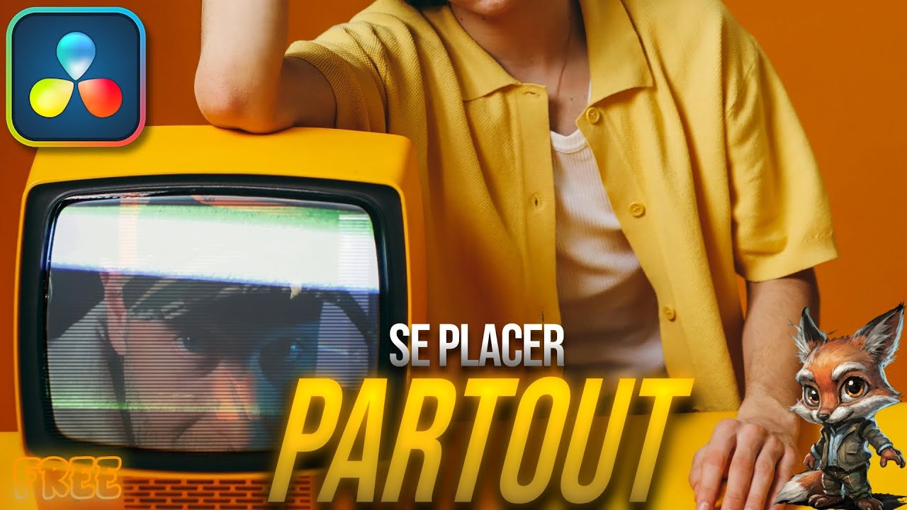 2 manières faciles de s'incruster dans des télés |Davinci resolve free|