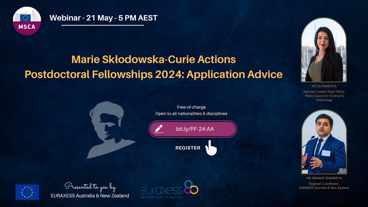 2024: Application Advice for Marie Sklodowska-Curie Actions Postdoctoral Fellowships