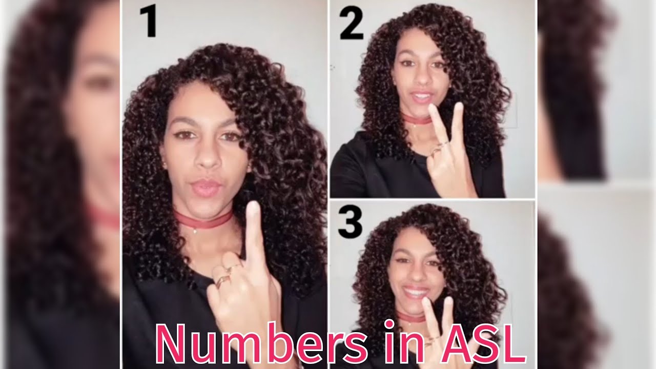 Los Números en ASL 1-20/ Números en Lengua de Señas Part 1