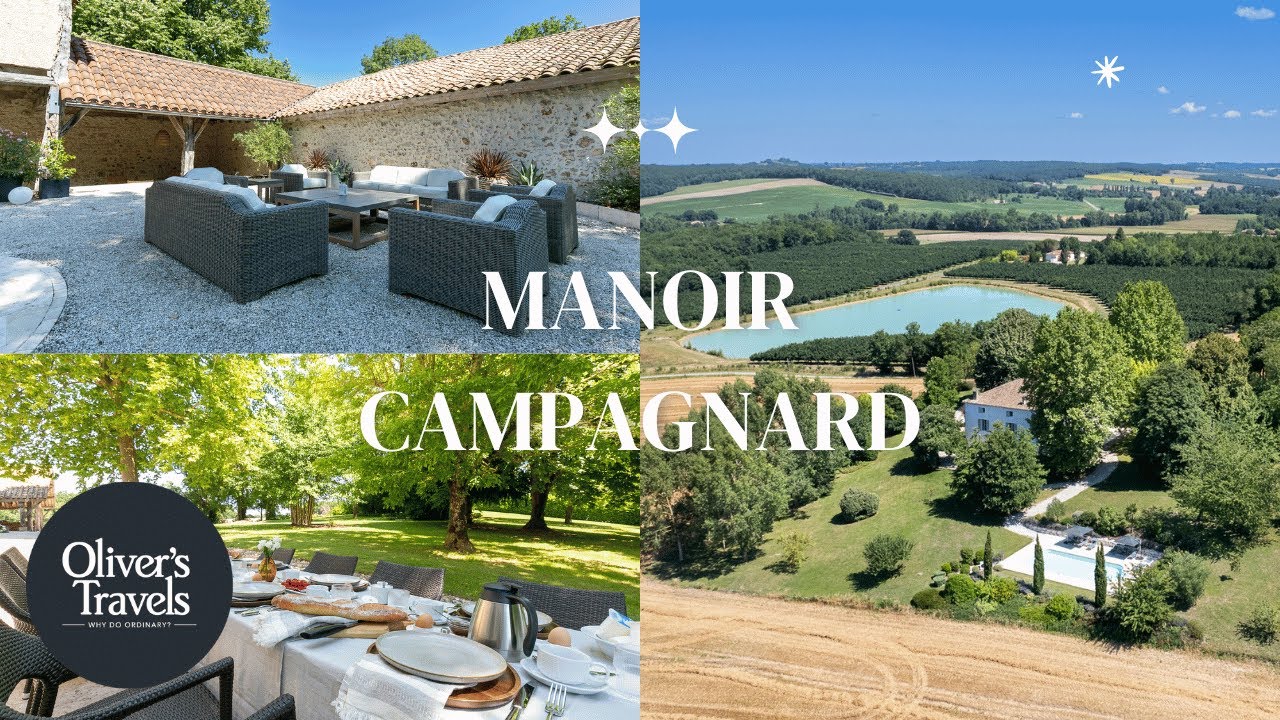 Historic Villa Set in the Picture-Perfect Landscapes of the Lot-et-Garonne | Manoir Campagnard