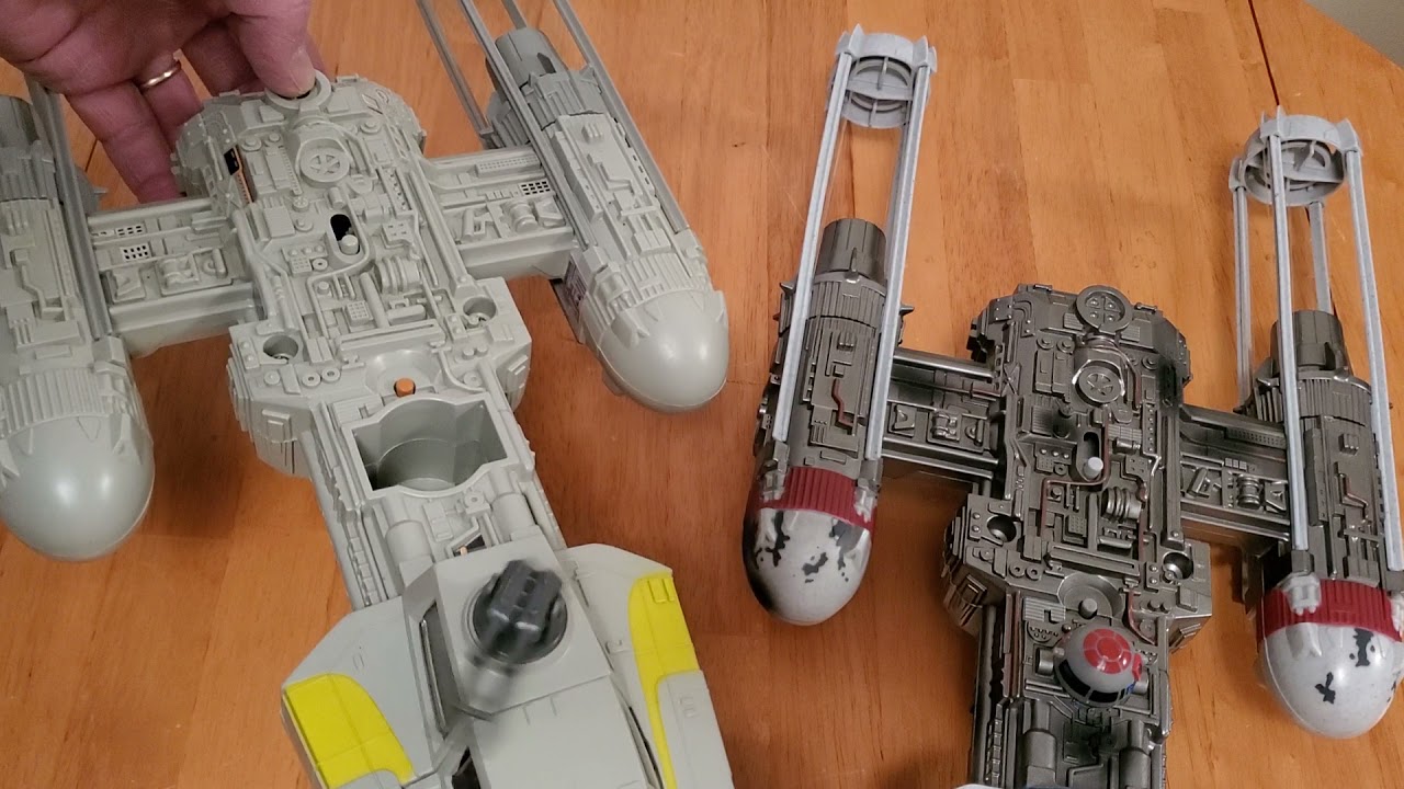 2004 Hasbro Y-wing Comparison to the 1983 Kenner Release