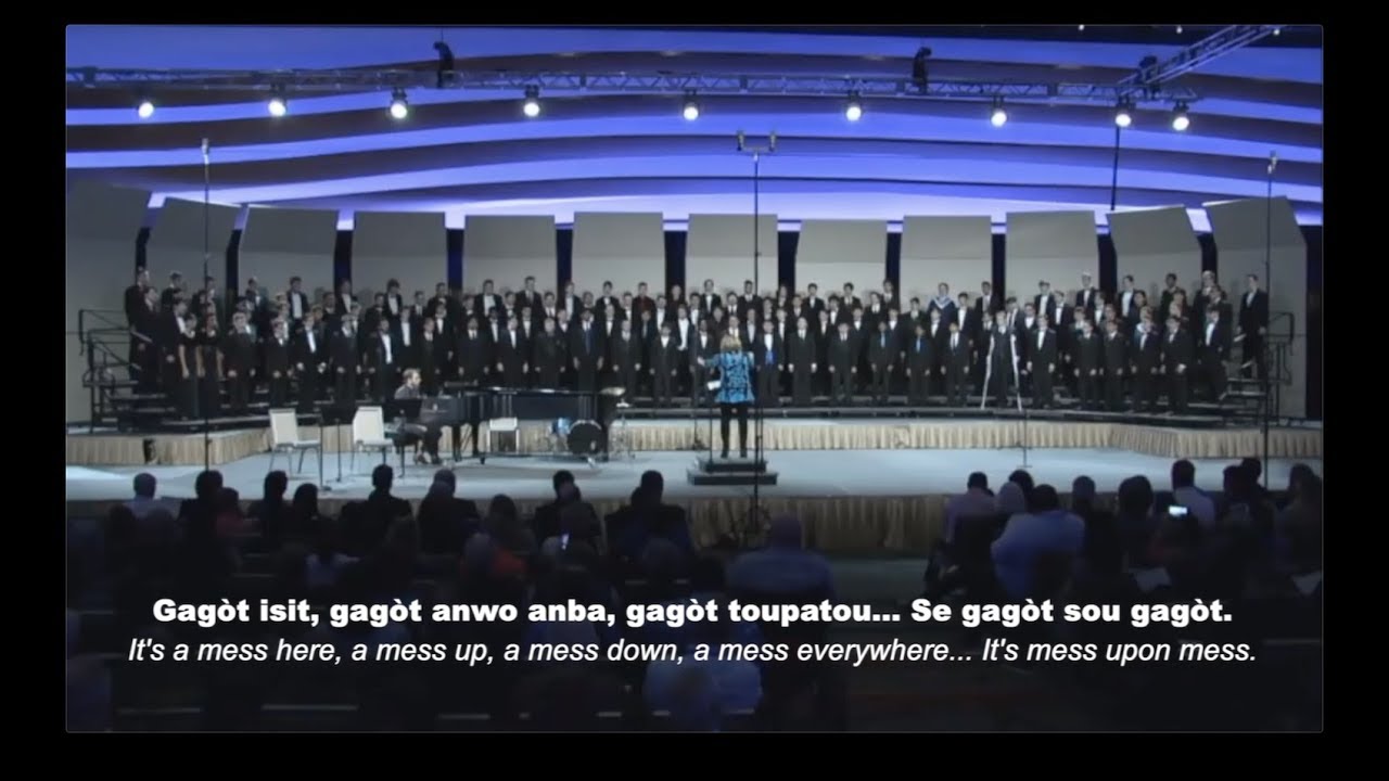 Gagòt (Mess) by Sydney Guillaume - 2019 Texas All-State Tenor-Bass Choir