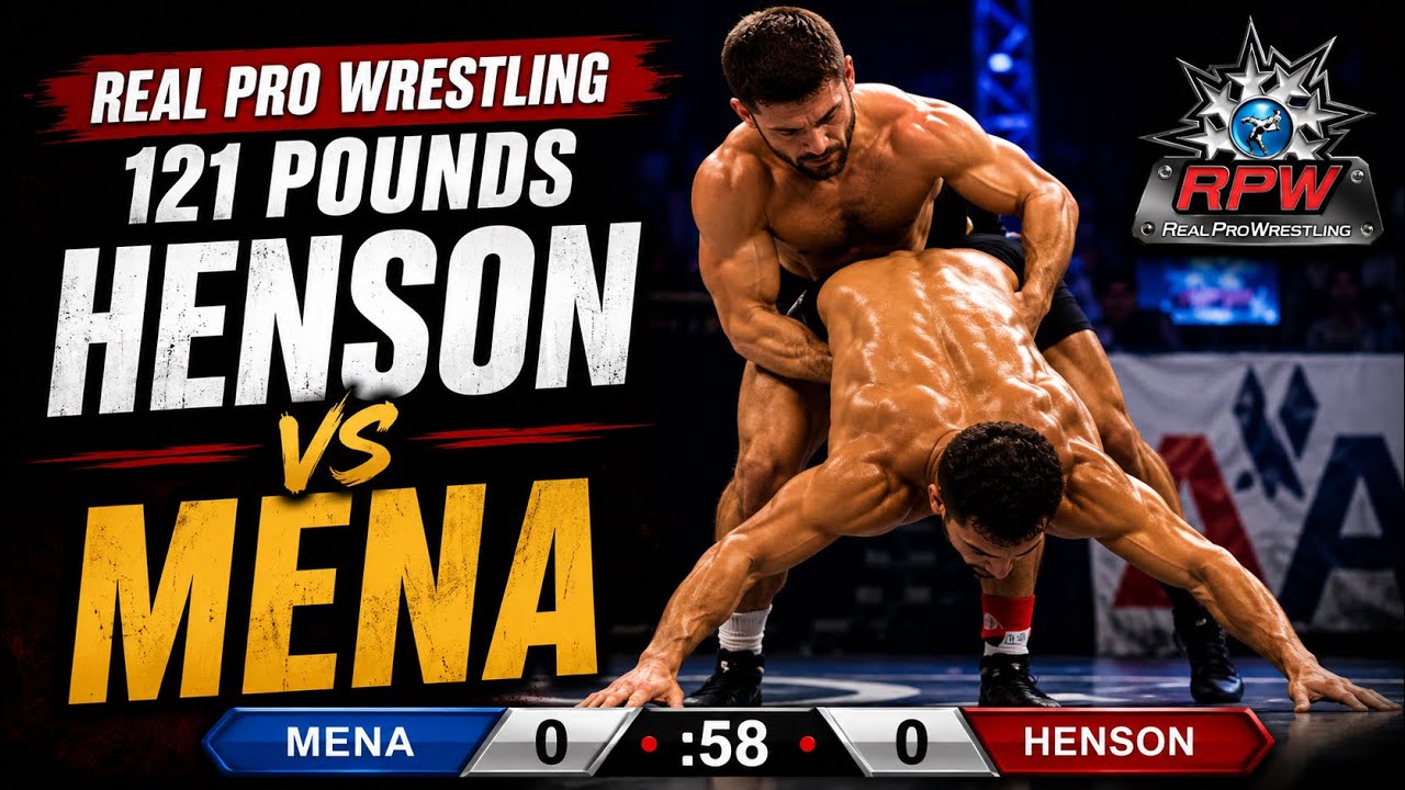 Real Pro Wrestling 121 фунт Сэмми Хенсон против Майка Мены