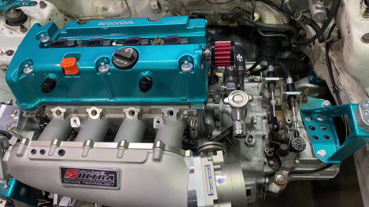 Integra Dc2 k20 ktuned heater hose install