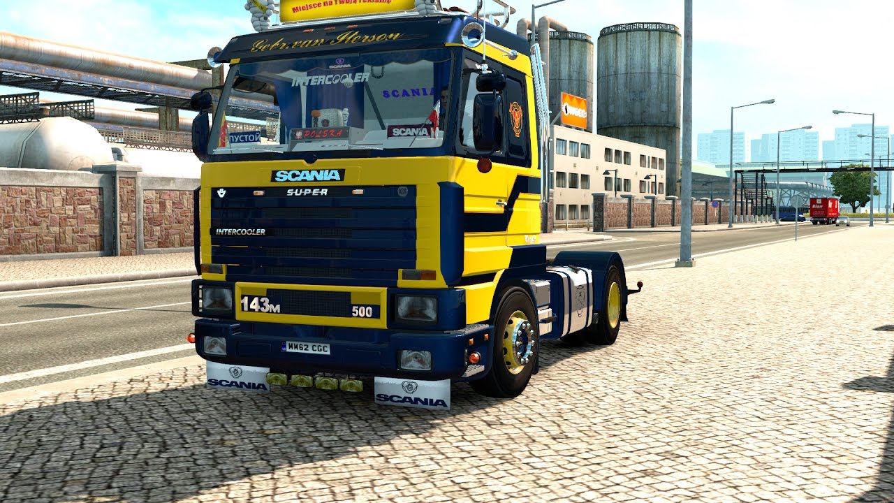 Euro Truck Simulator 2 # Scania 143M  Gebr.van Iterson  500 V8 (แต่งรถกันเถอะ # 26 )