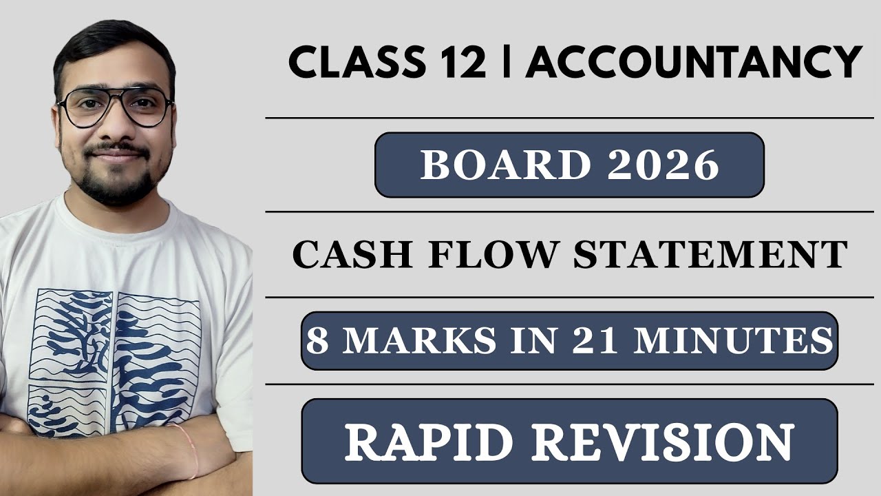 Cash Flow Statement | Accountancy | Class 12 | CBSE Board 2026 Exam | Yogesh Aggarwal 