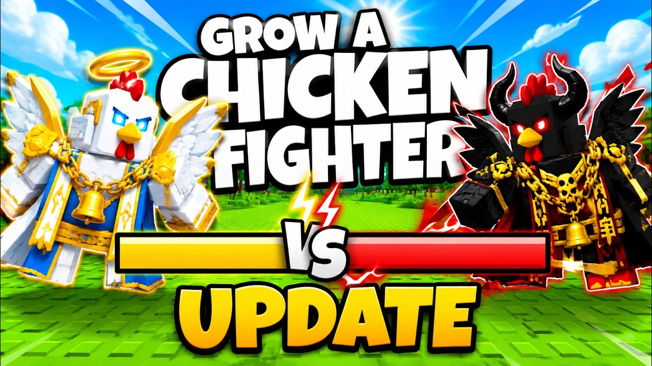 NEW Angel and Demon Update in Grow a Chicken Fighter!