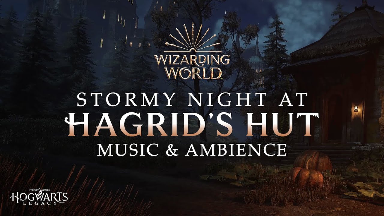 Stormy Night at Hagrid's Hut | Harry Potter Music & Ambience, Autumn Rainstorms