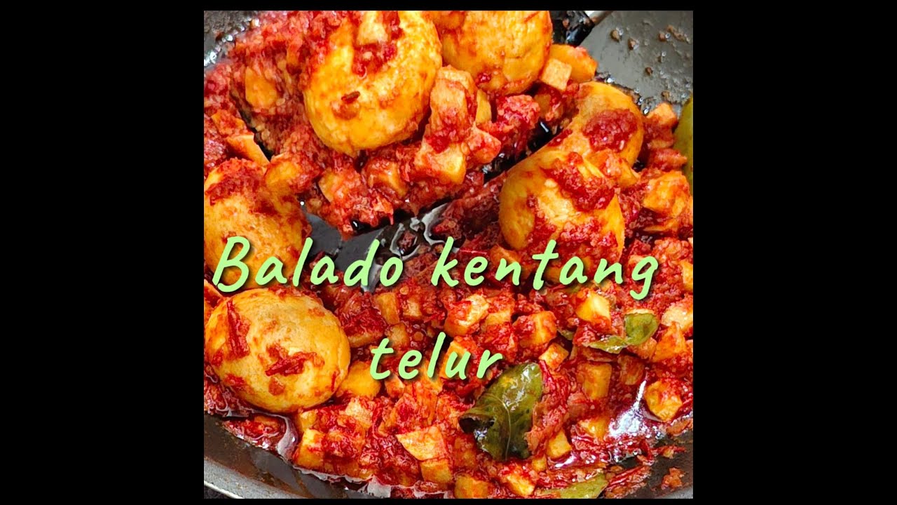 TIPS BALADO  TELUR  dengan bumbu yang medok #baladokentang #baladotelur #balado #baladoikan