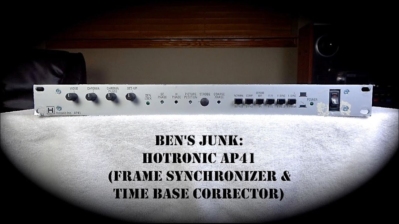 Oddity Archive: Episode 239.5 &ndash; Ben&rsquo;s Junk: Hotronic AP41 (Frame Synchronizer & Time Base Corrector)