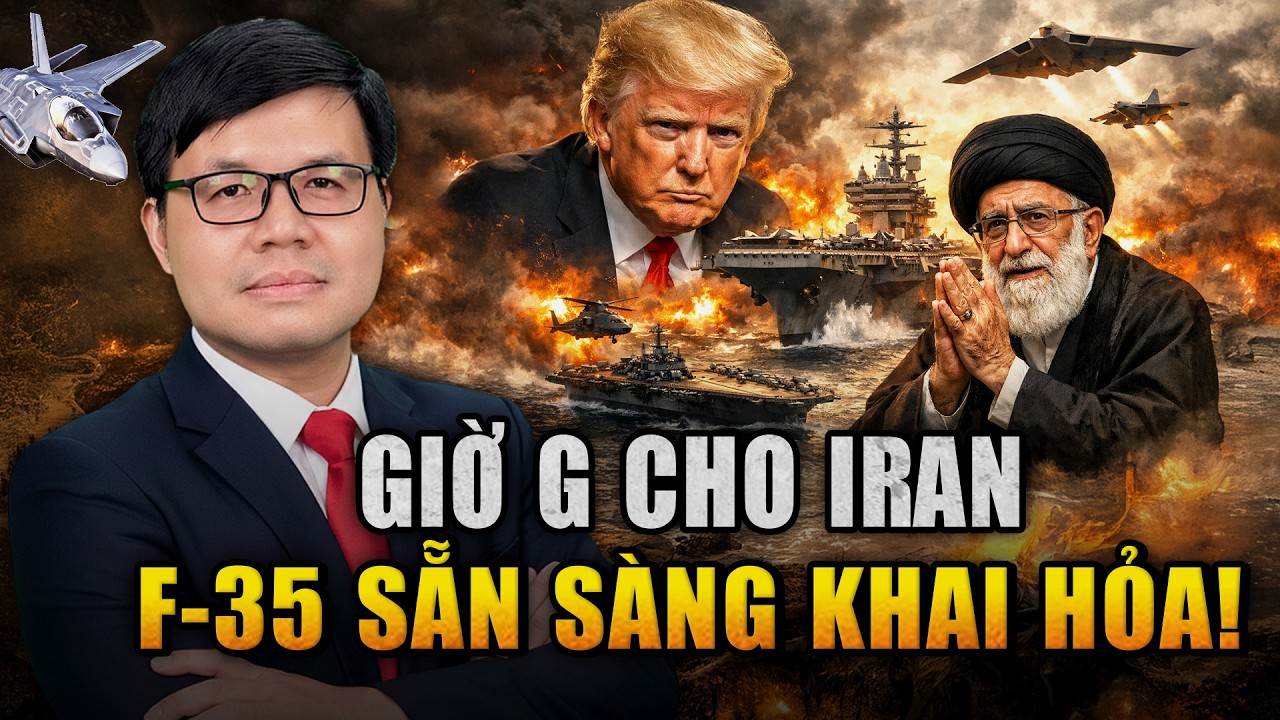 Đếm Ngược Giờ Trận Chiến Mỹ – Iran: Trung Đông Nín Thở!