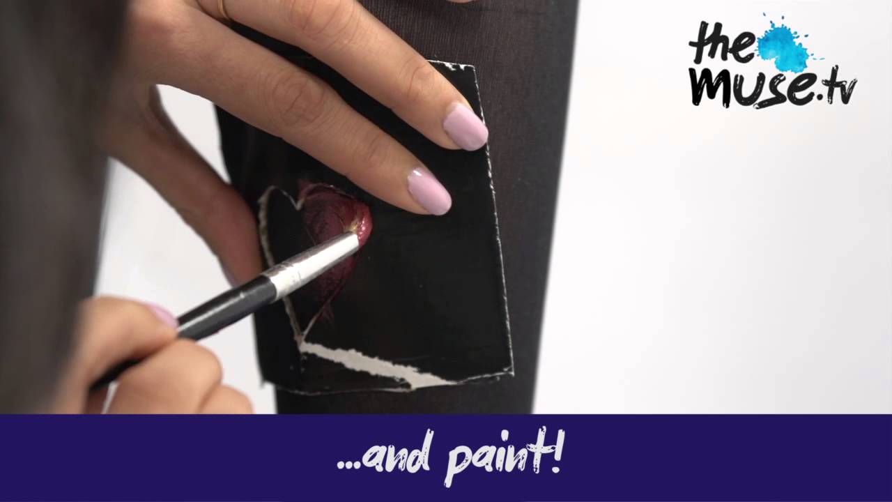 DIY: Heart Print Tights