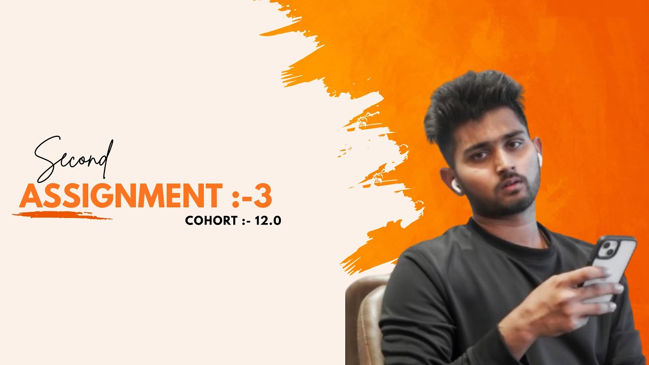 Documentary edit || assignment 3 || By @TharunSpeaks