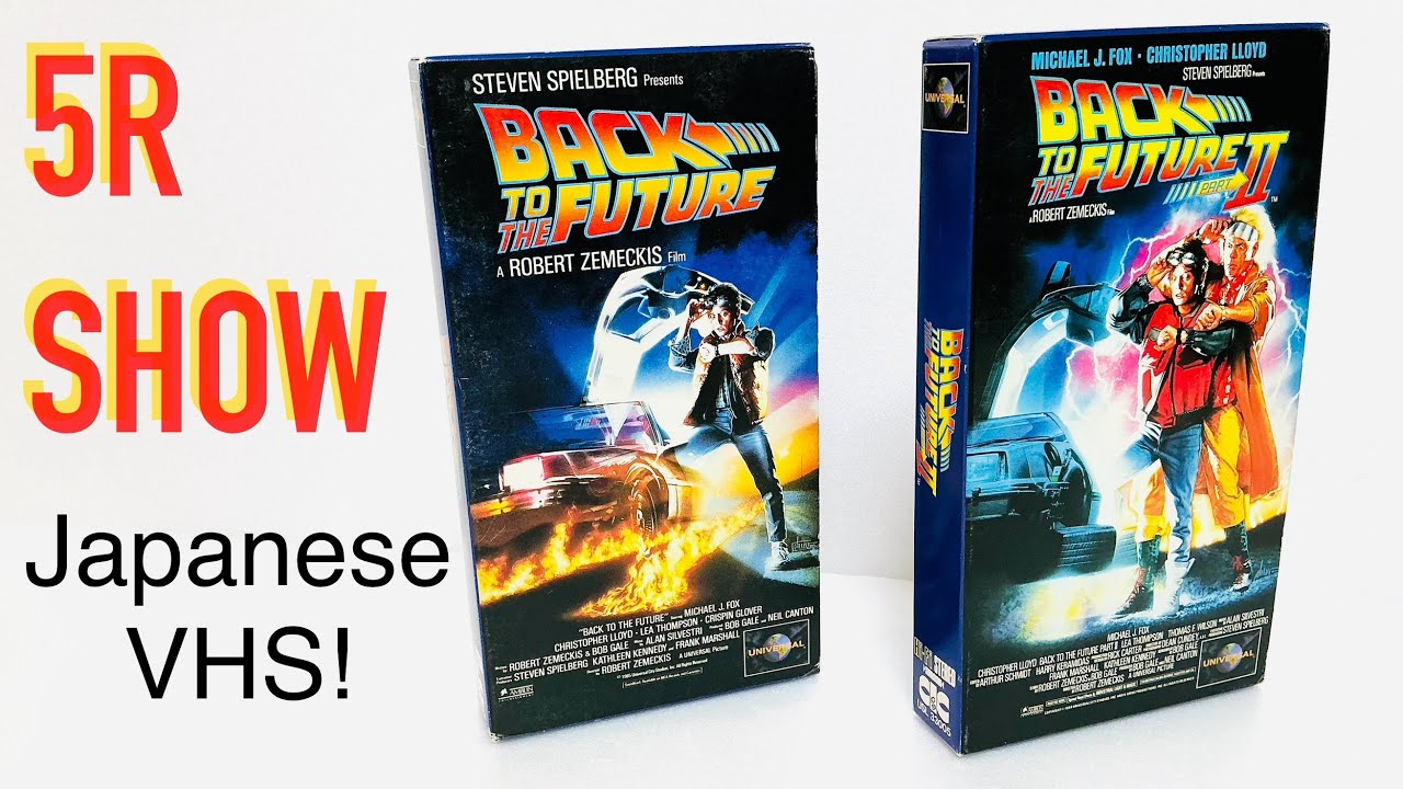 Back To The Future C&C Japan VHS Parts 1&2 Physical Media Review