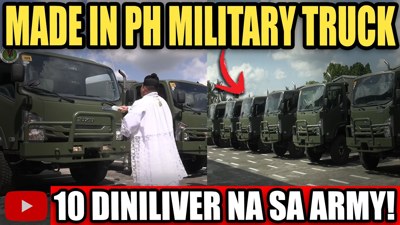 GOOD NEWS: 10 SA 117 UNITS NA PHILIPPINE MADE MILITARY TRUCK NA E DELIVER NA!