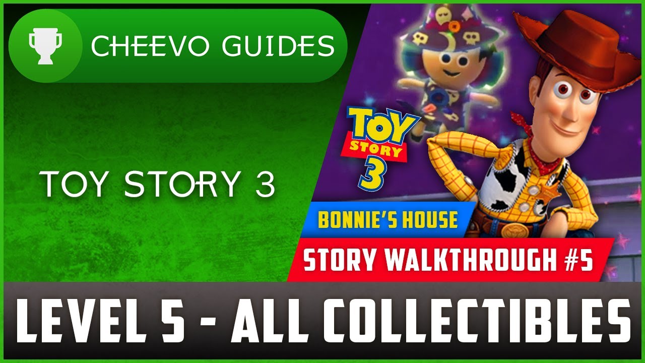 Toy Story 3 - Bonnie's House (Level 5 - All Collectibles) *Achievement / Trophy Guide*