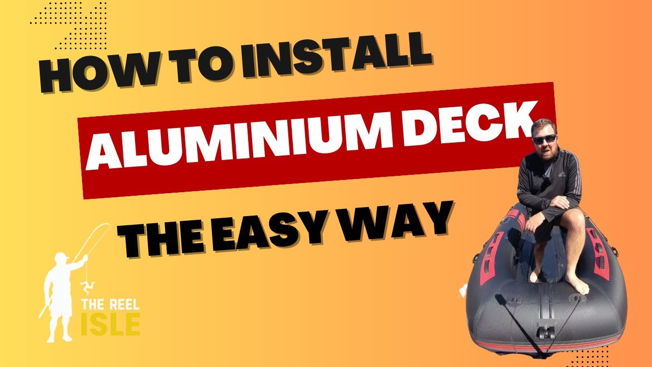Installing an aluminium deck in an inflatable boat