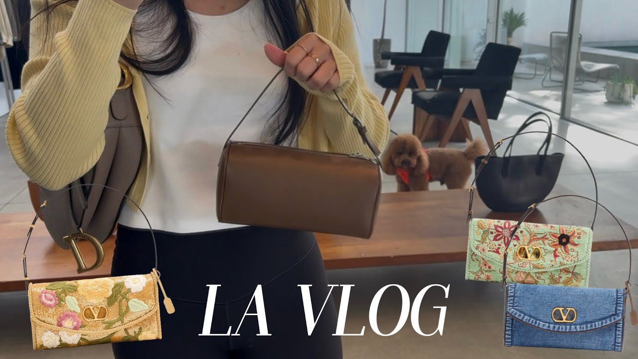 LA VLOG | Finally seeing The Row in person, Maison Margiela, & the new Valentino DeVain Bag!