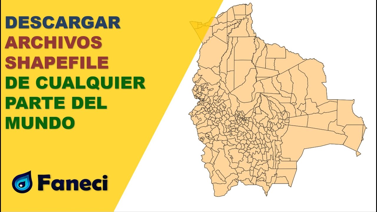 Descargar archivos SHAPEFILE de cualquier PAIS