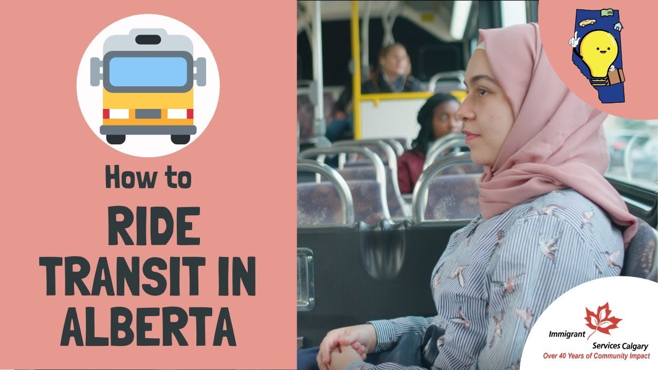 How to Ride Transit in Alberta with English Subtitles
