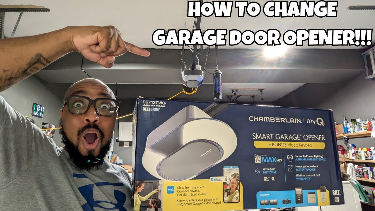 Chamberlain Smart Garage Door Opener HOW TO CHANGE!