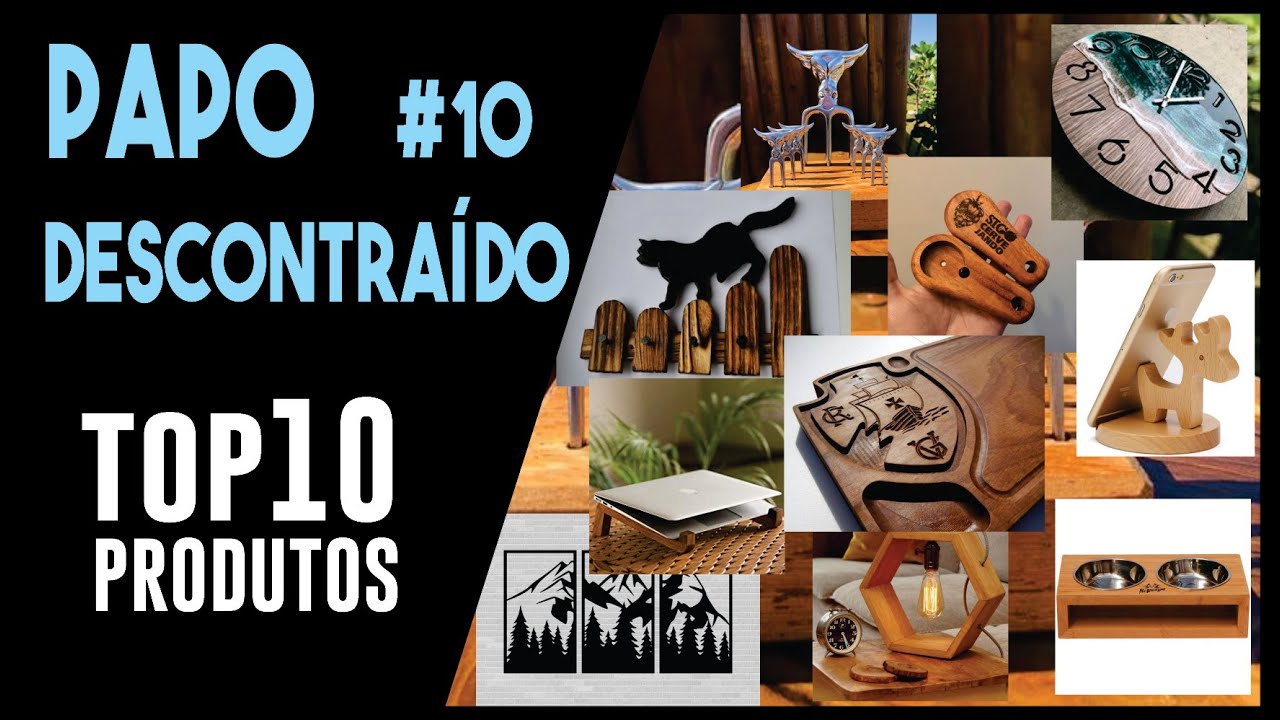 10 Produtos Ganhar DINHEIRO com ROUTER CNC | Papo Descontraído #10