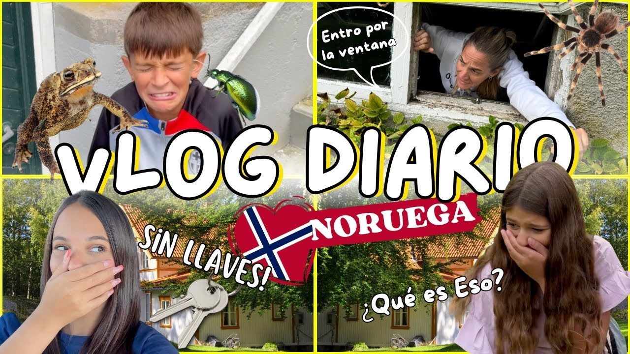 🇳🇴 ¡Nos Quedamos Sin Llaves!  ¡Marcos Tiene Miedo! 😱 Vlog Diario Noruega