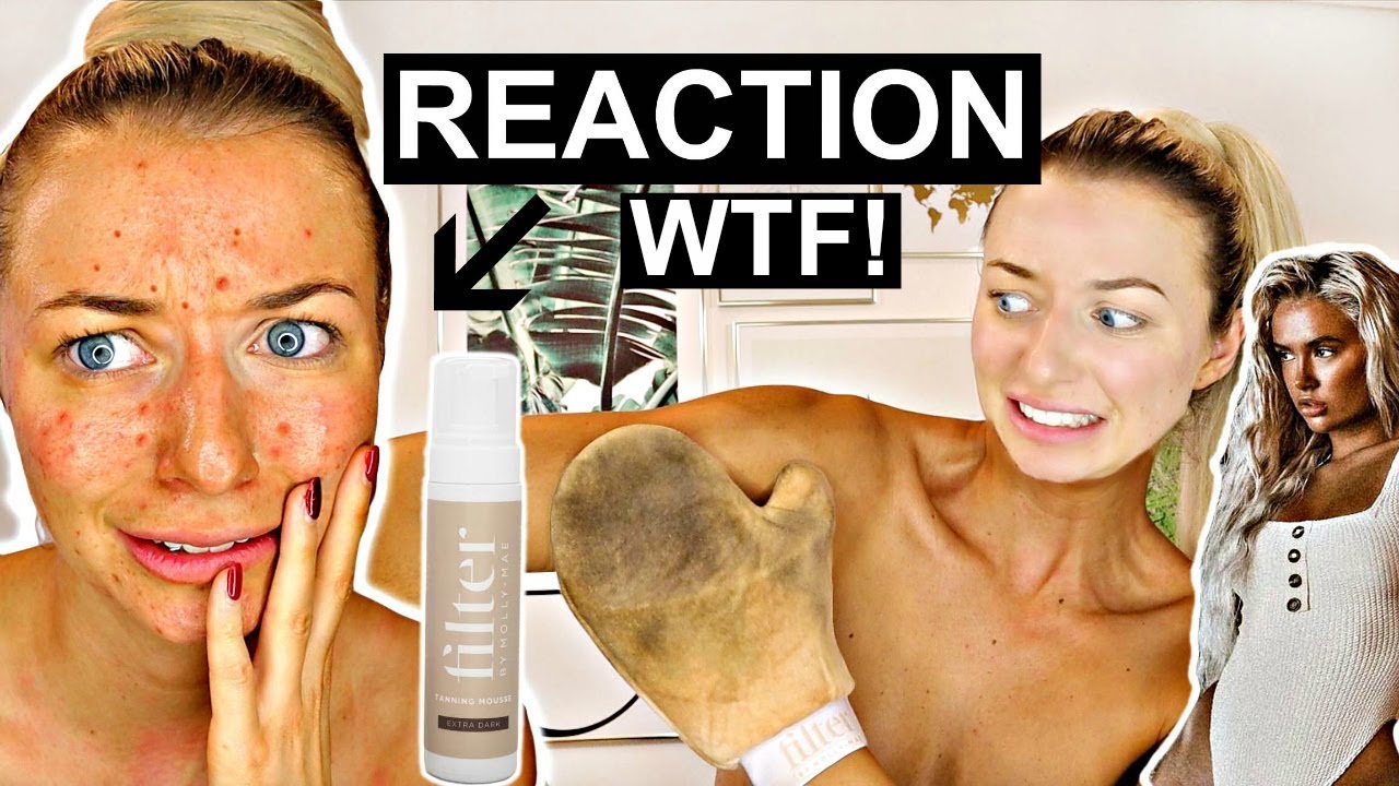 TESTING FILTER BY MOLLY MAE FAKE TAN / *I had an allergic reaction!!*