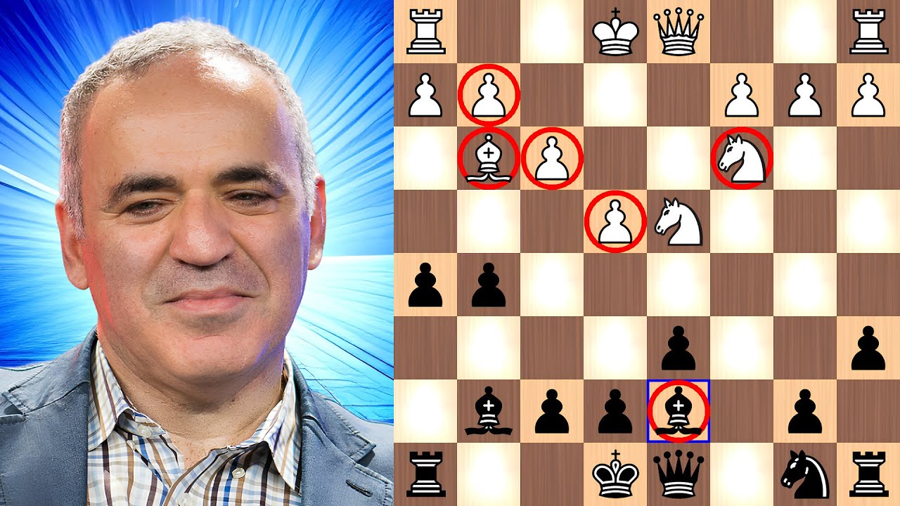 Kasparov’s light-square strategy schools Shirov
