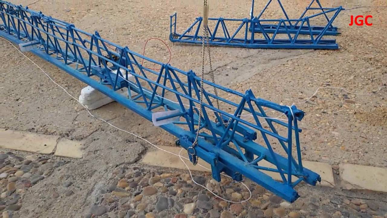 Montaje Maqueta de Grúa Torre COMANSA 5LC4010 RC Modellbau